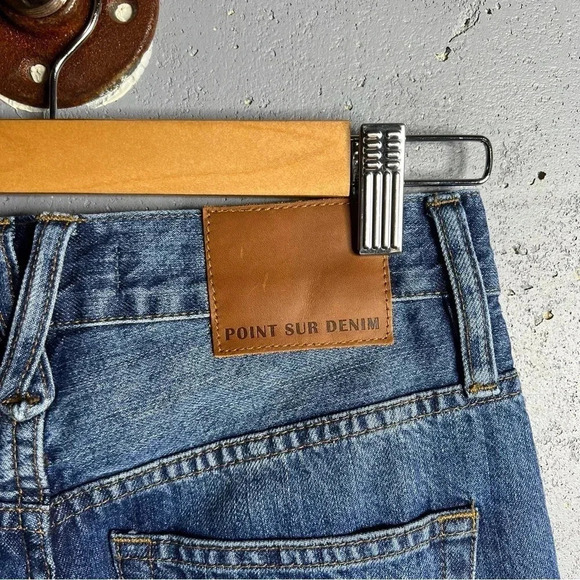 Point Sur NWT straight leg, distress hem jeans.  Size 24 - Picture 6 of 10